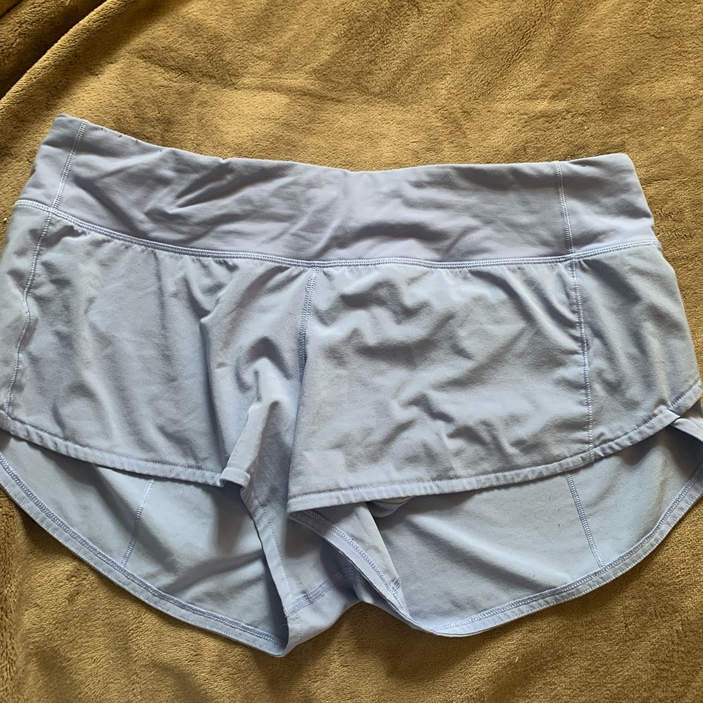 Periwinkle lululemon shorts